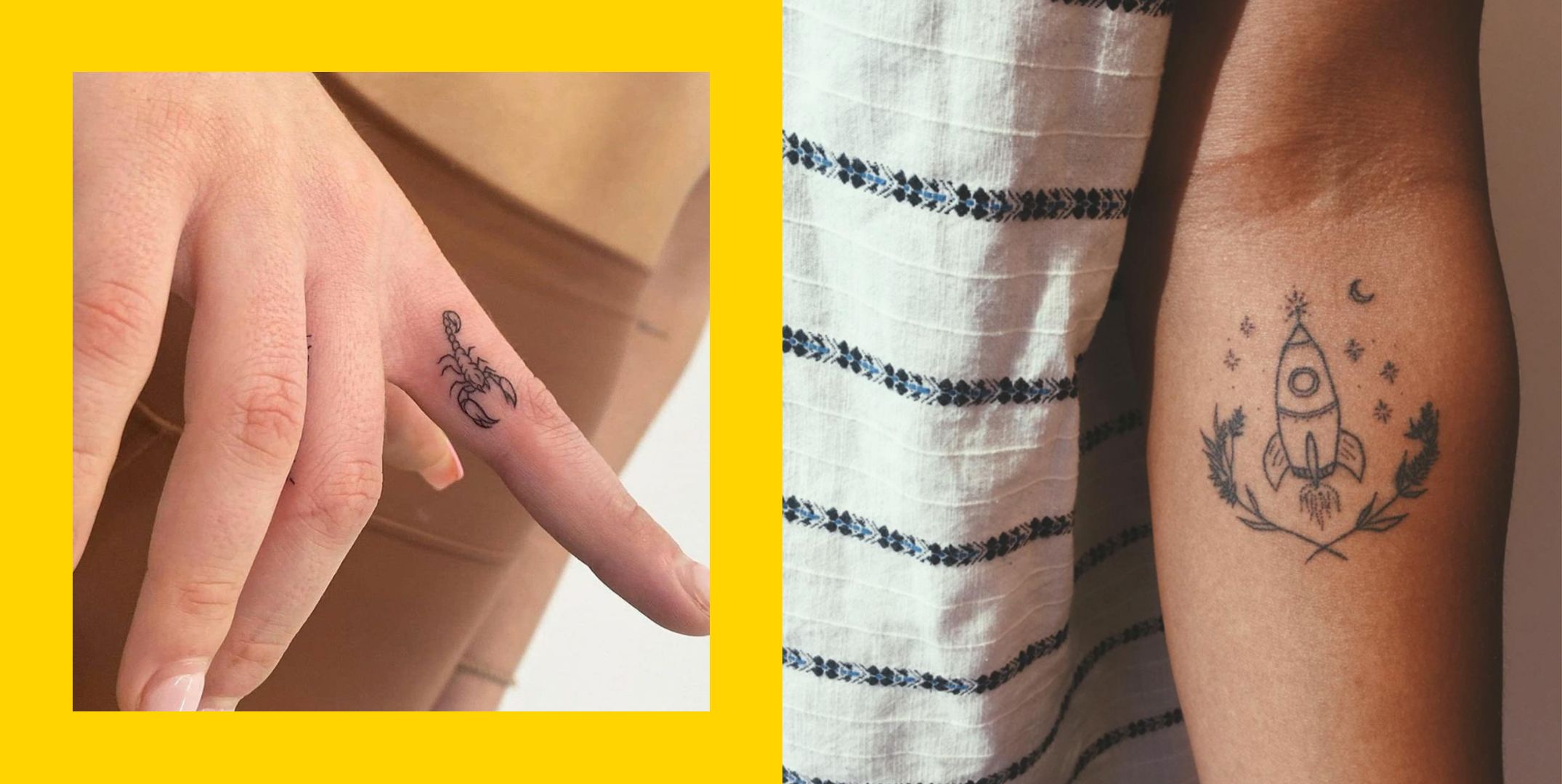 Small scorpio tattoos for females